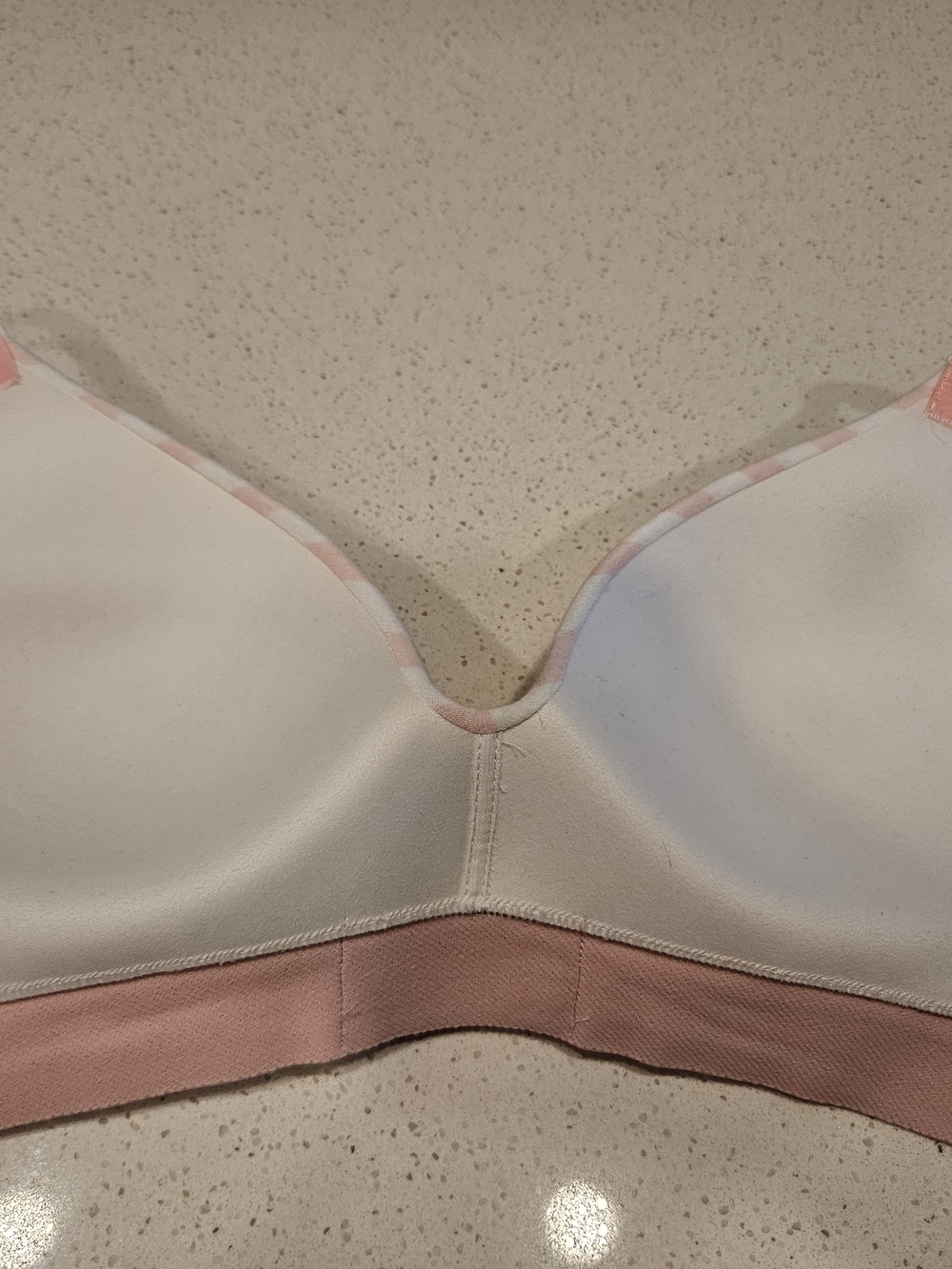 Victoria's Secret Pink & White Striped Lightly Padded Wireless Bra - Picture 9 of 11